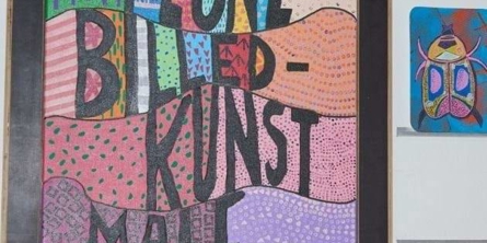 Skilt ved billedkunst